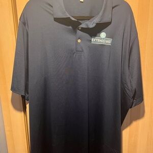 Men's Peter Millar Navy Polo Shirt Extendobed Company Size XXL